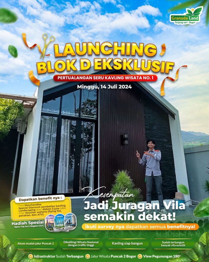 launching blok D ekslusif